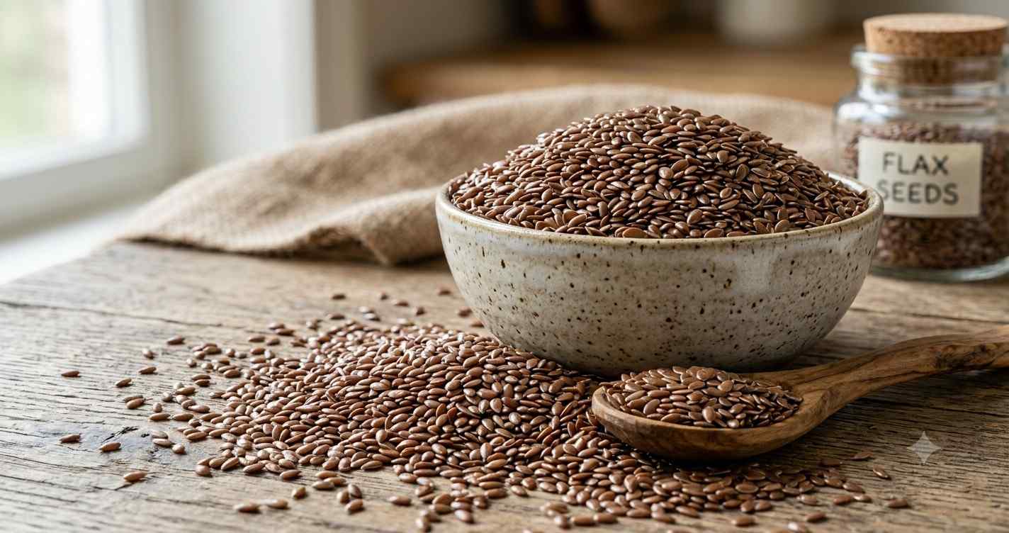 Flaxseeds are one of the foods that are beneficial for the heart