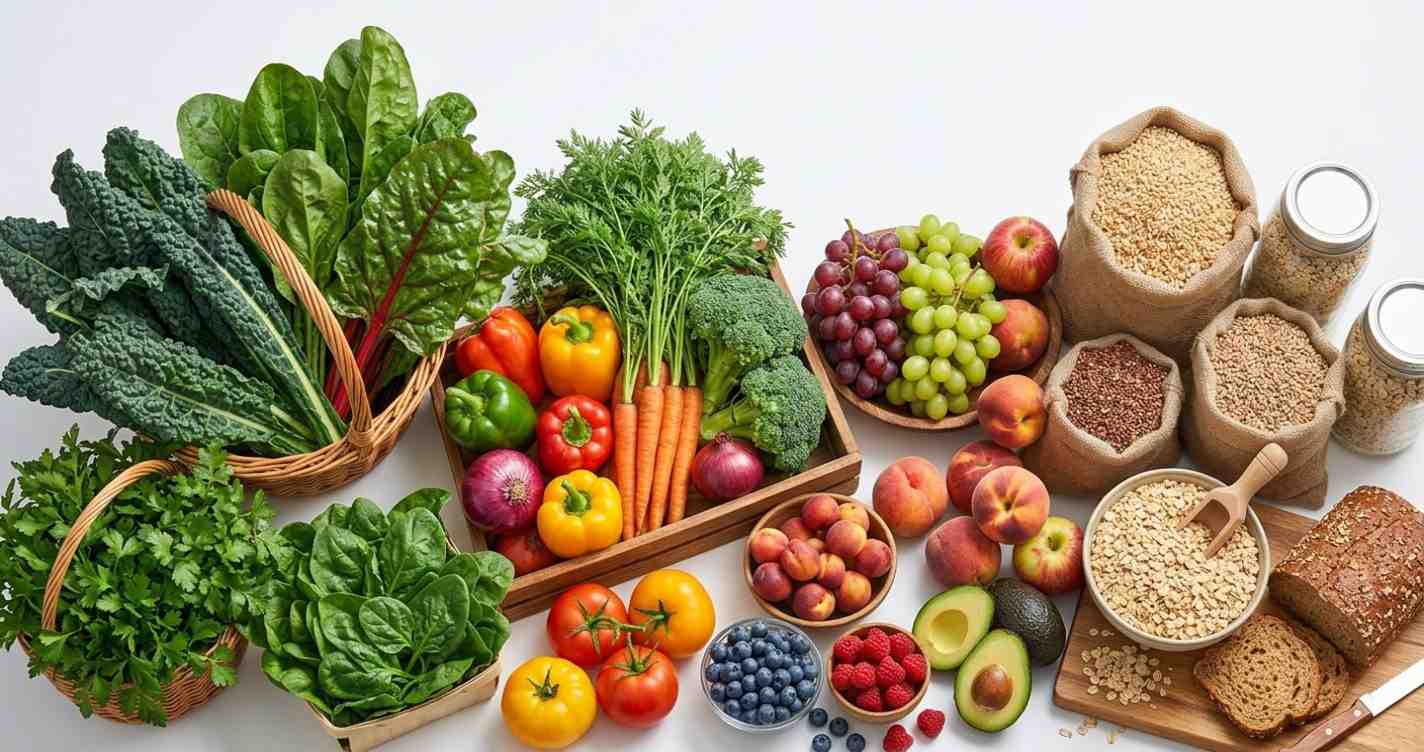 High-fiber foods aid digestion&provide a feeling of fullness