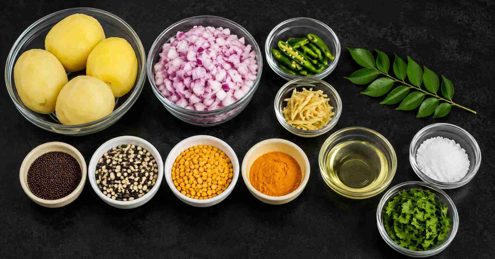 Ingredients required for Aloo Masala