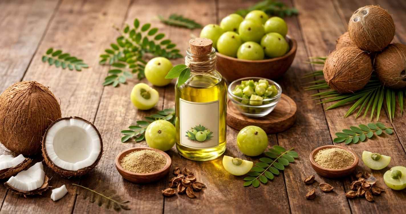 It is also beneficial to heat amla pieces in coconut oil and use them