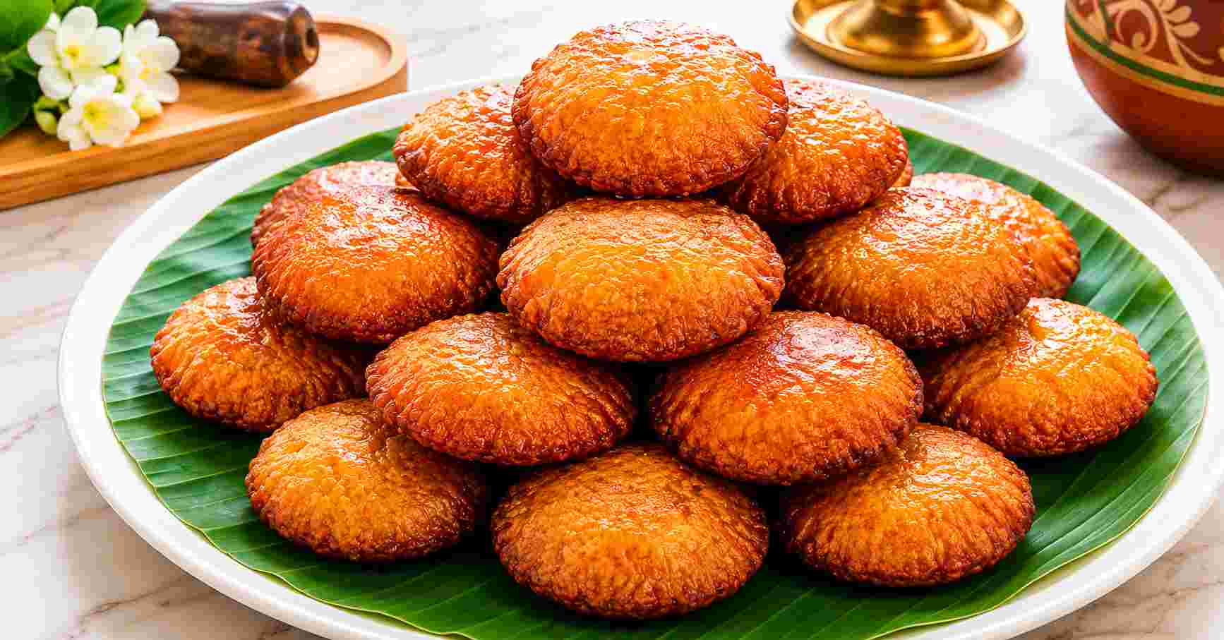 Jaggery appalas a healthy snack