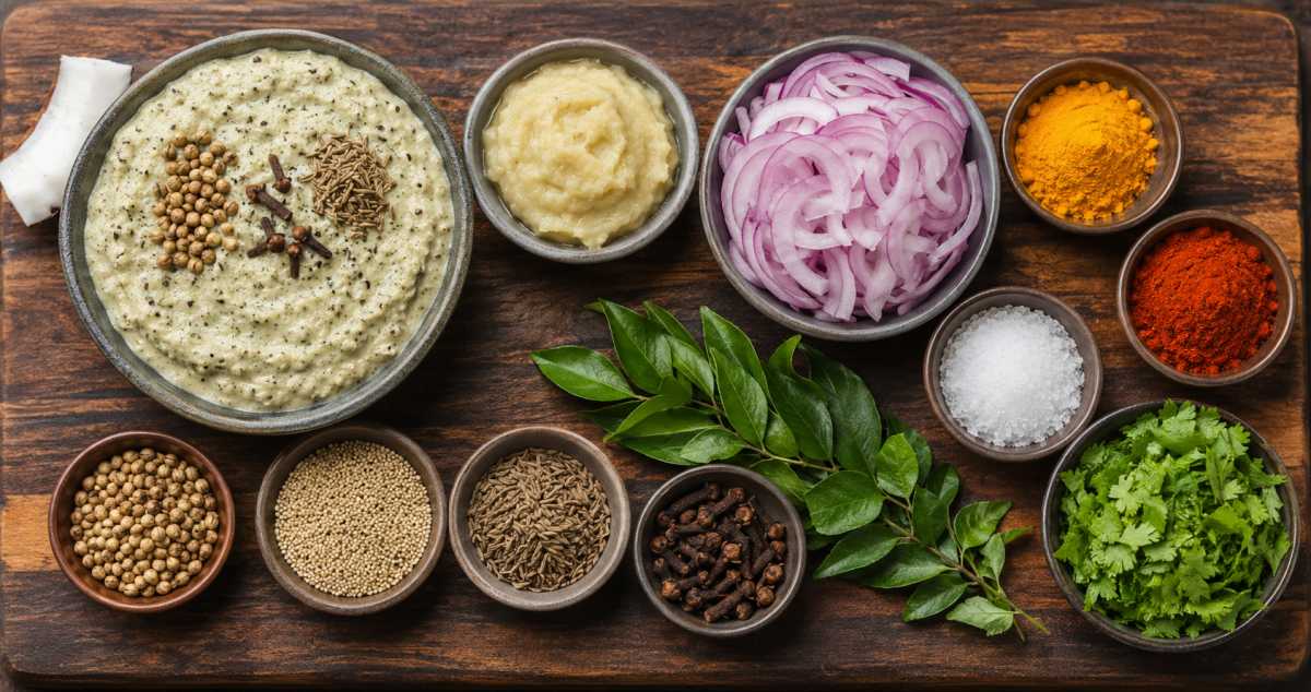Key spices required 