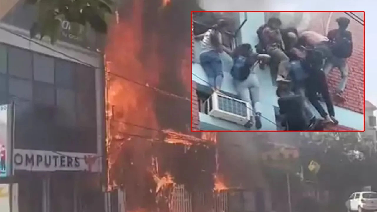 Major Fire At Lucknow Coaching Center 15 Dead