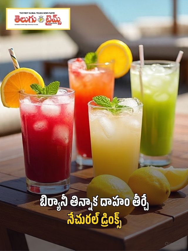 బిర్యానీ తిన్నాక దాహం తీర్చే నేచురల్ డ్రింక్స్