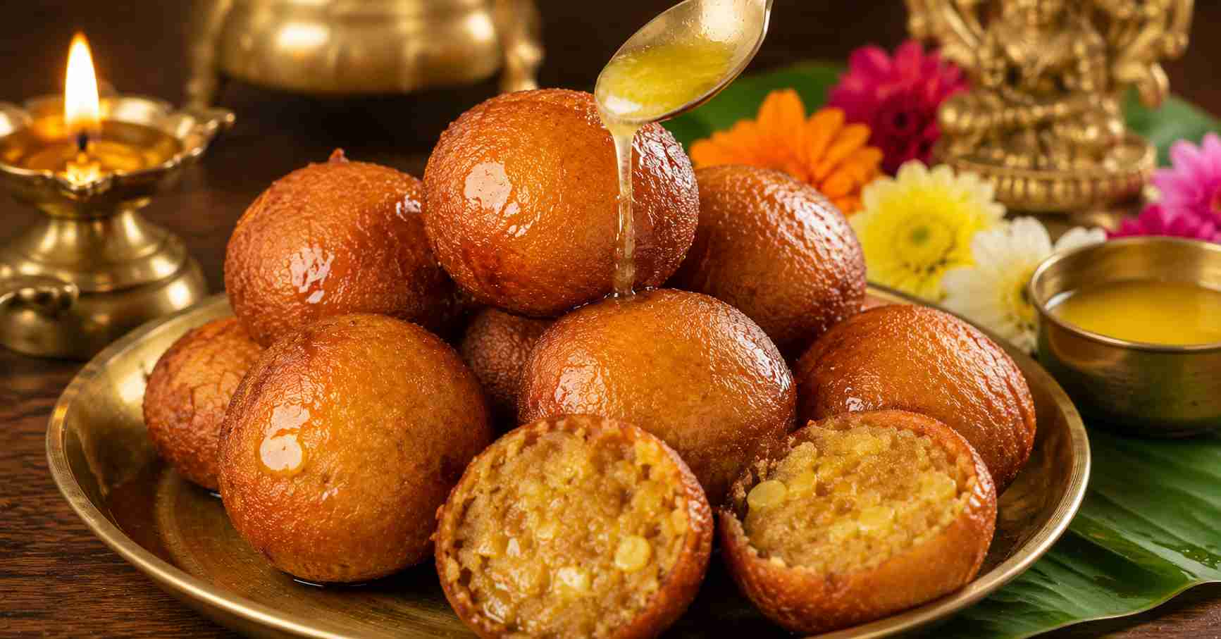 Serving Burelu with a little ghee enhances their taste