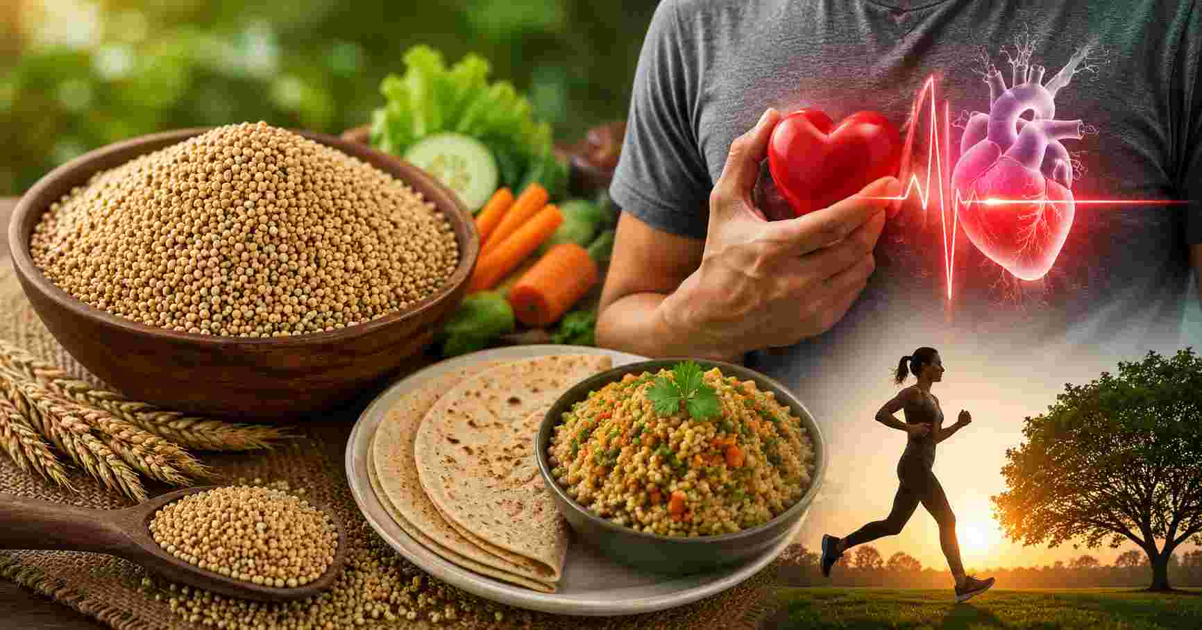 Sorghum is considered a beneficial food for heart health