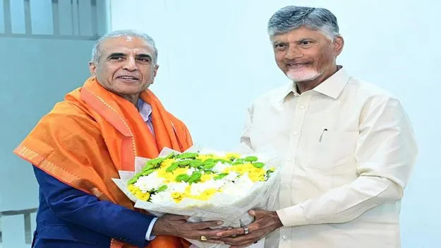 సీఎం చంద్రబాబుతో  సునీల్ భారతీ మిత్తల్ భేటీ