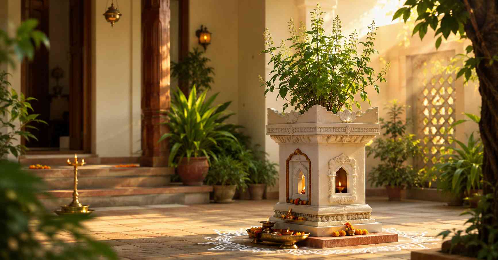 Tulasi altar