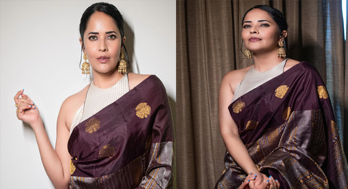 Anasuya Bharadwaj Shine With Saree