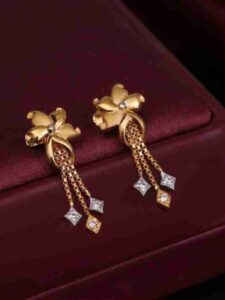 latest gold earrings weigh just 2 grams... once you see them, you won't want to pass them up!