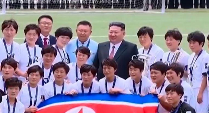 North Korea President Kim Jong Un Congratulates Womens Football Team For Winning 2026 Afc Champions League