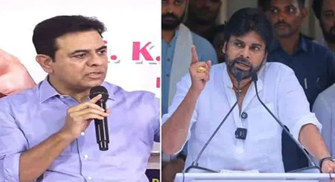 పవన్‌ కల్యాణ్‌కు కేటీఆర్ మైండ్ బ్లోయింగ్ రిప్లై!