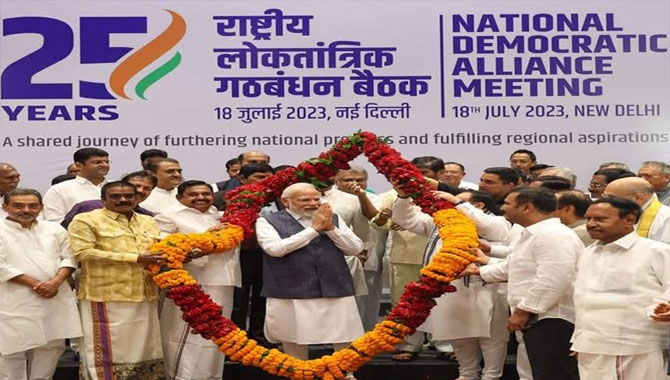 Nda Alliance Meeting In Delhi