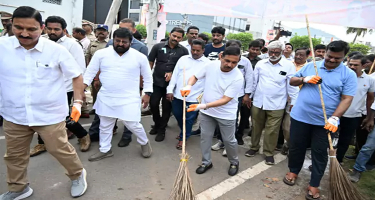 Union Minister Pralhad Joshi Visit To Vijayawada