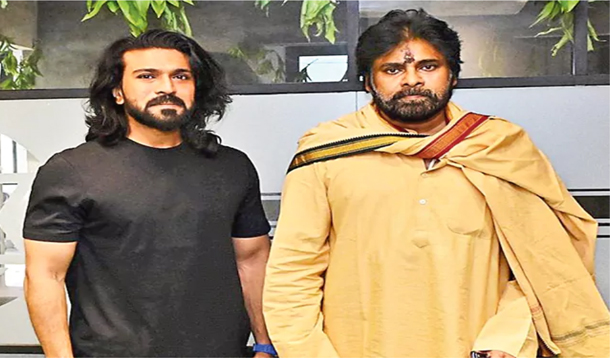 పవన్‌కల్యాణ్‌ను కలిసిన రామ్‌చరణ్