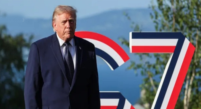 ఐయామ్ ది బాస్.. ఫన్నీకామెంట్ అన్న ట్రంప్..! I Am The Boss Says Trumps Final Day At The G7