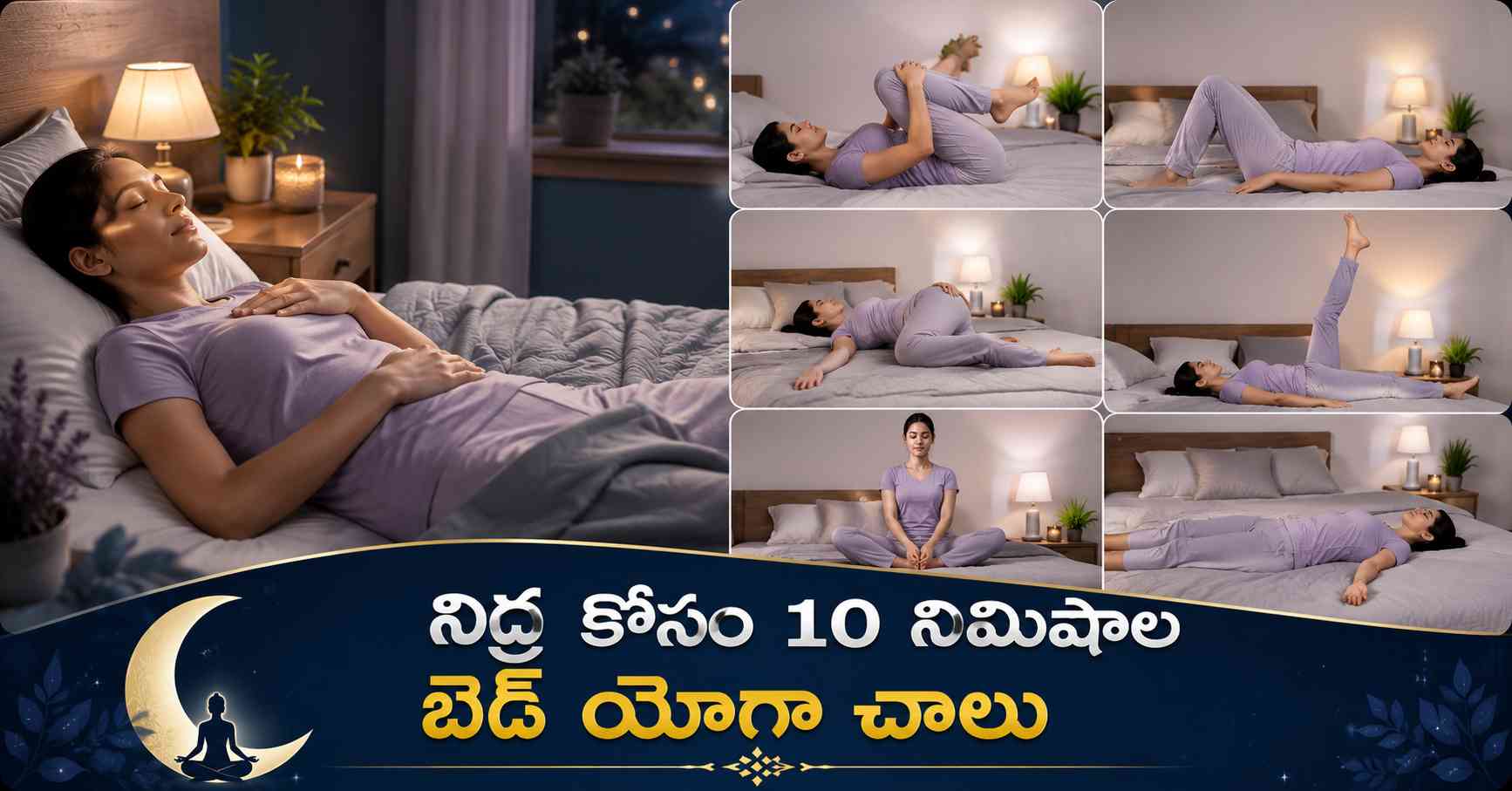No Need For Sleeping Pills Just 10 Minutes Of Yoga On Your Bed Is Enough