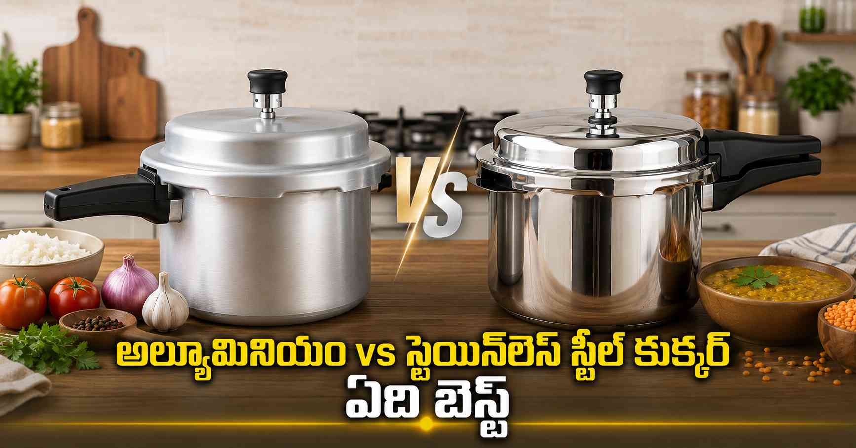 అల్యూమినియం Vs స్టెయిన్లెస్ స్టీల్ కుక్కర్.. మీ వంటగదికి ఏది బెస్ట్? Aluminium Vs Stainless Steel Cooker Which Is Best For Your Kitchen