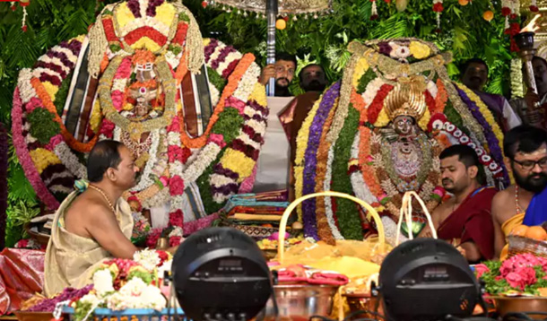 అంగరంగ వైభవంగా బల్కంపేట ఎల్లమ్మ కల్యాణోత్సవం The Grand Kalyanotsavam Of Balkampet Ellamma