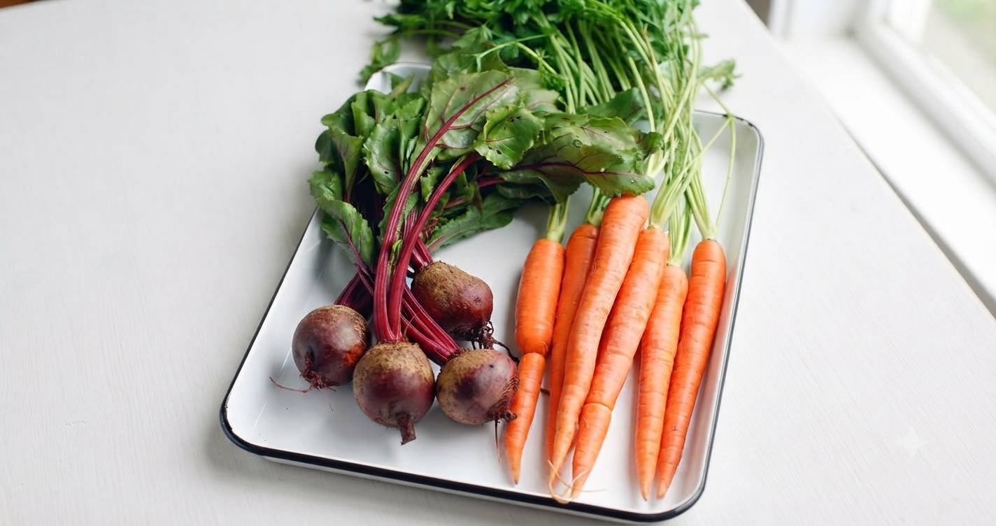 Carrots and beetroot provide the body with vitamins and minerals