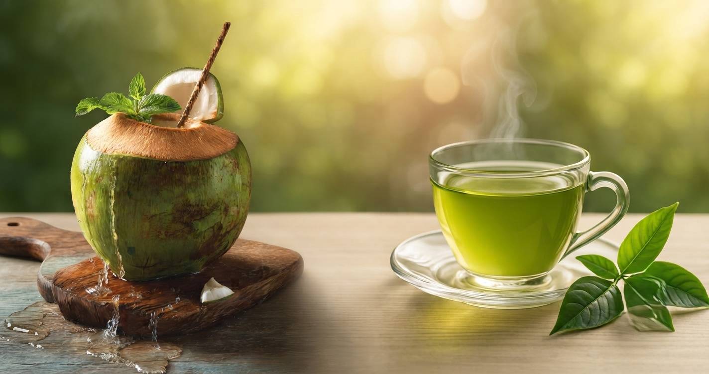 Coconut Water & Green Tea
