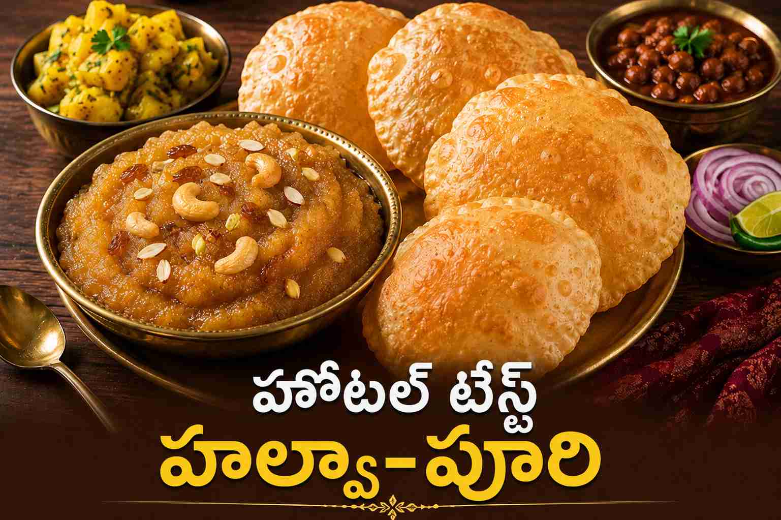 ఇంట్లోనే రుచికరమైన హల్వా–పూరి.. ఈ సింపుల్ రెసిపీతో హోటల్ స్టైల్ రుచి మీ సొంతం Delicious Halwa Puri At Home Get That Hotel Style Taste With This Simple Recipe