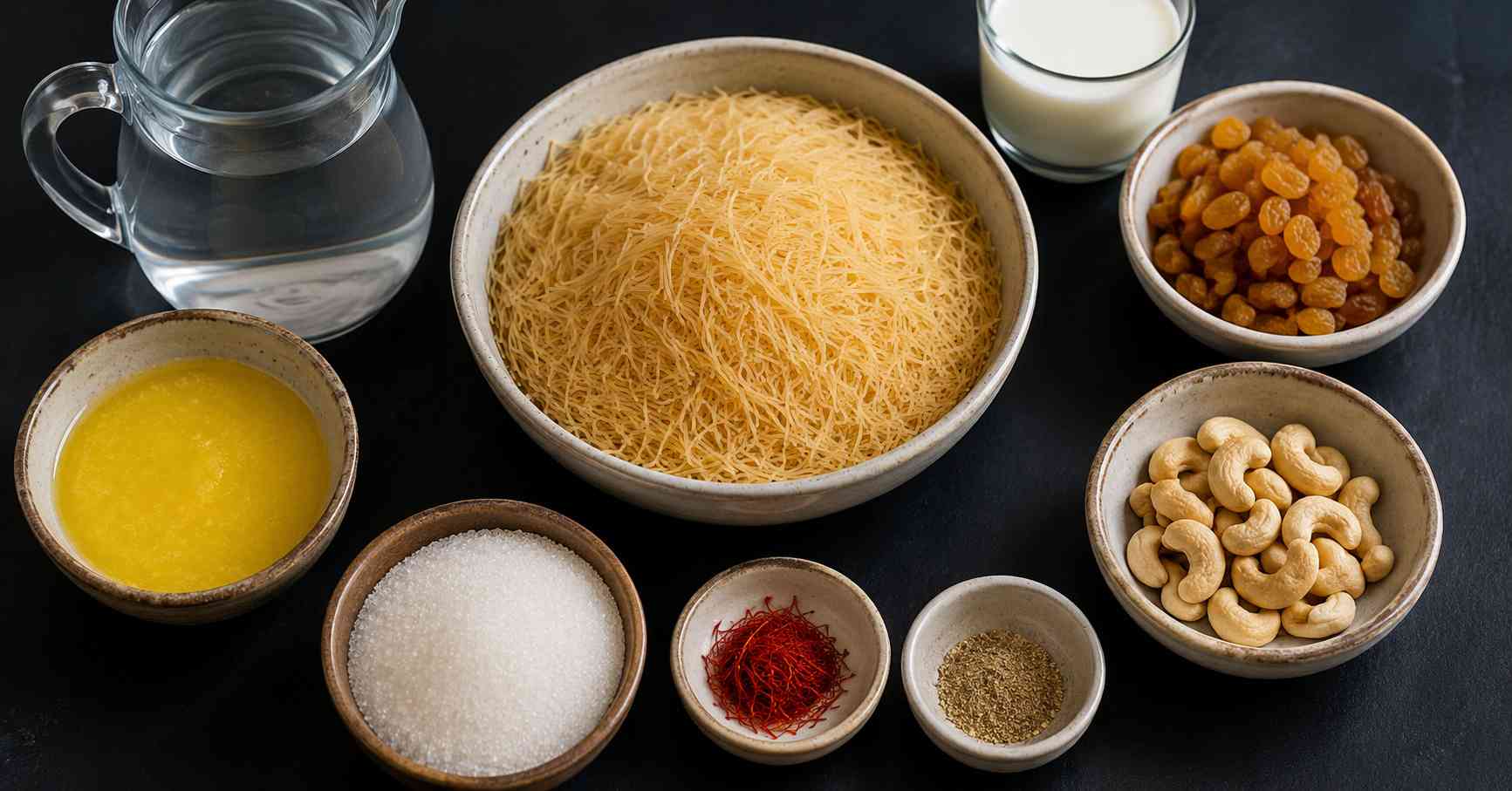 Ingredients for Semiya Kesari