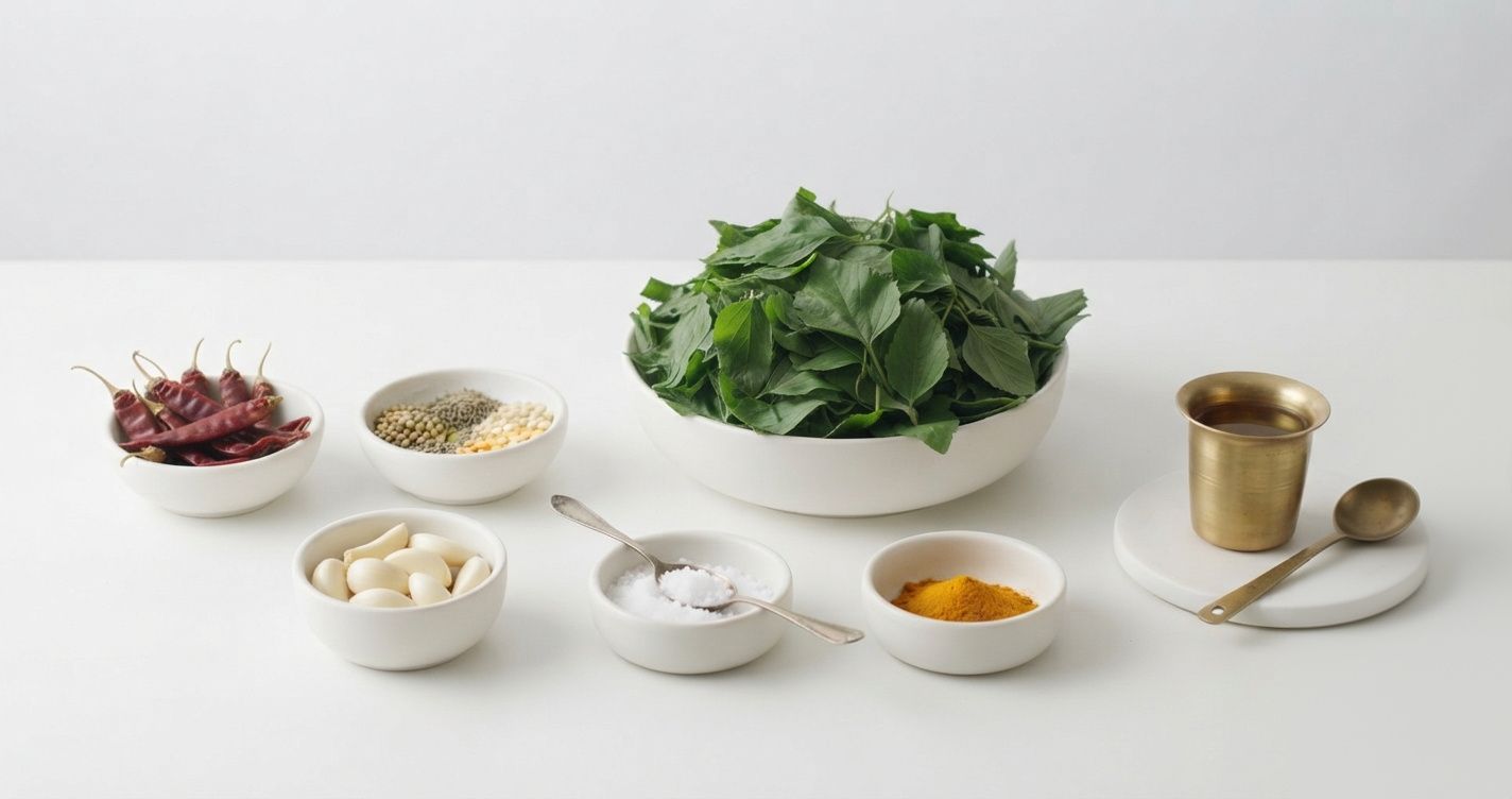 Ingredients required for Gongura chutney