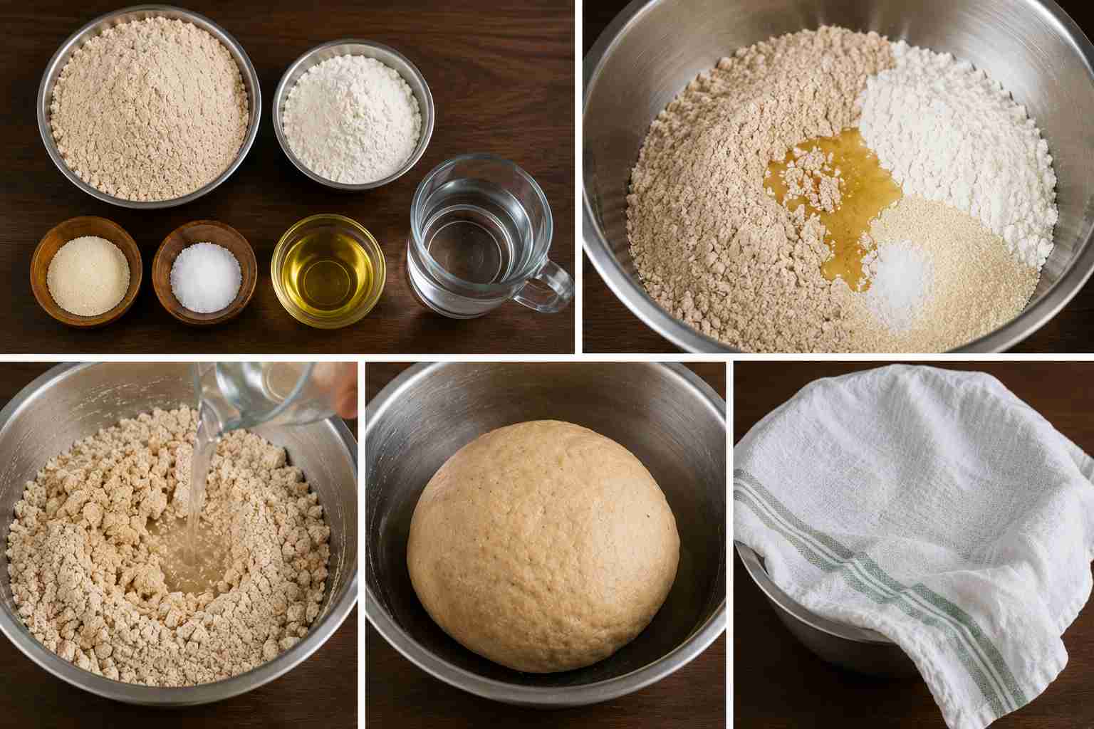 Ingredients required for pooris