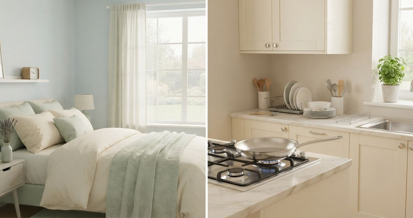 Keep the Bedroom and Kitchen Clean