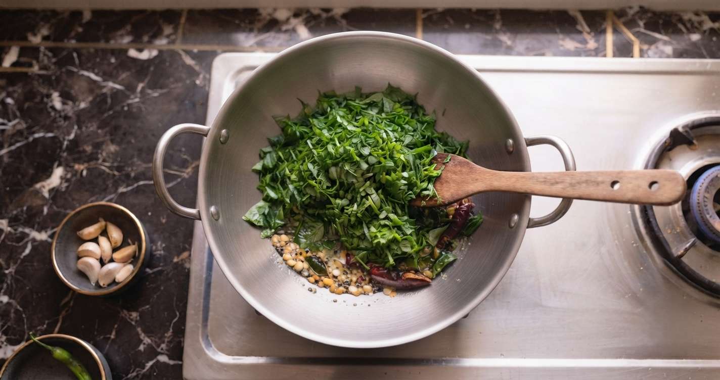 Method-of-cooking-Ponnaganti-Kura