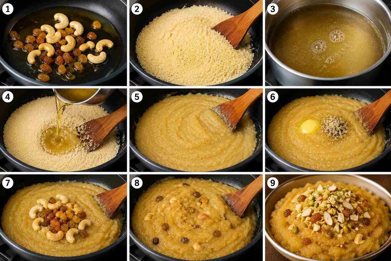 Method of making Halwa