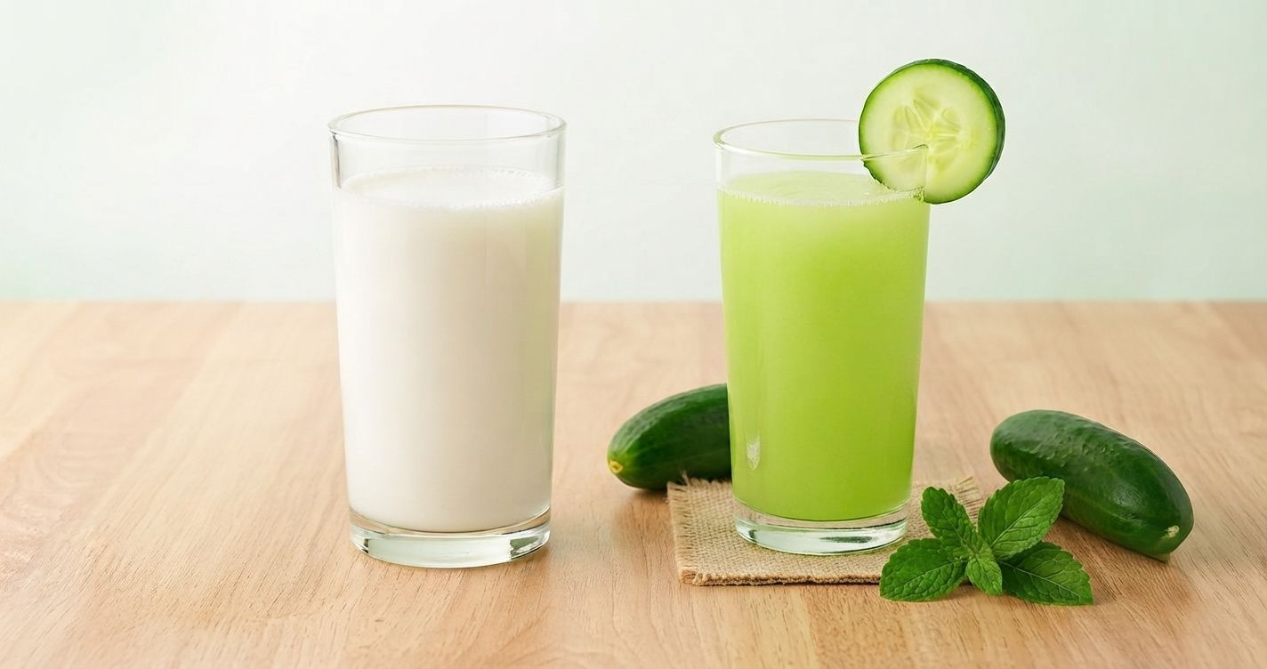 Milk & Cucumber Drink
