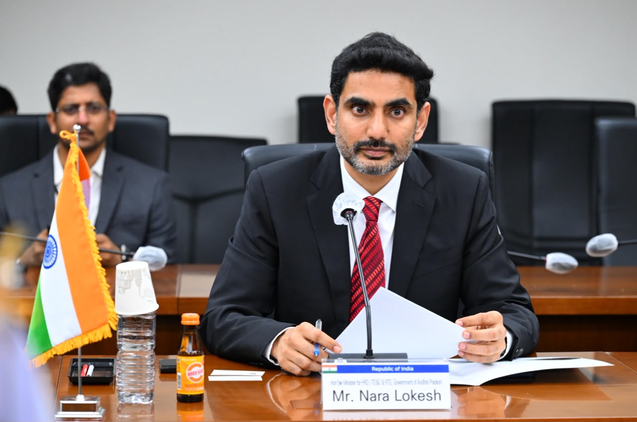 ఏపీని నాలెడ్జ్ ఎకానమీగా తీర్చిదిద్దేందుకు సహకారం అందించండి : మంత్రి లోకేష్ Extend Support To Transform Ap Into A Knowledge Economy Minister Lokesh