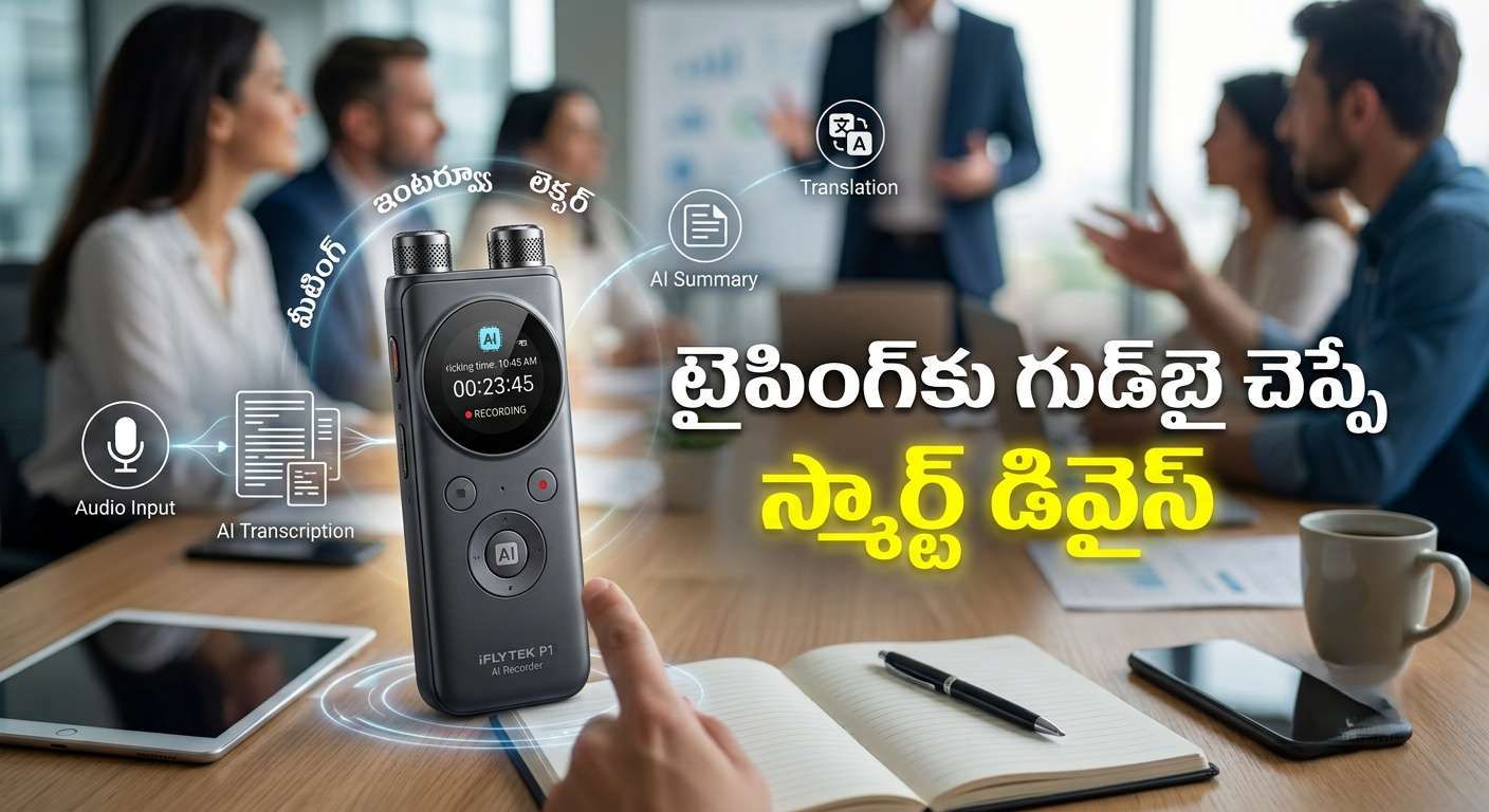 టైపింగ్కు గుడ్బై చెప్పే స్మార్ట్ డివైస్ A Smart Device That Bids Goodbye To Typing