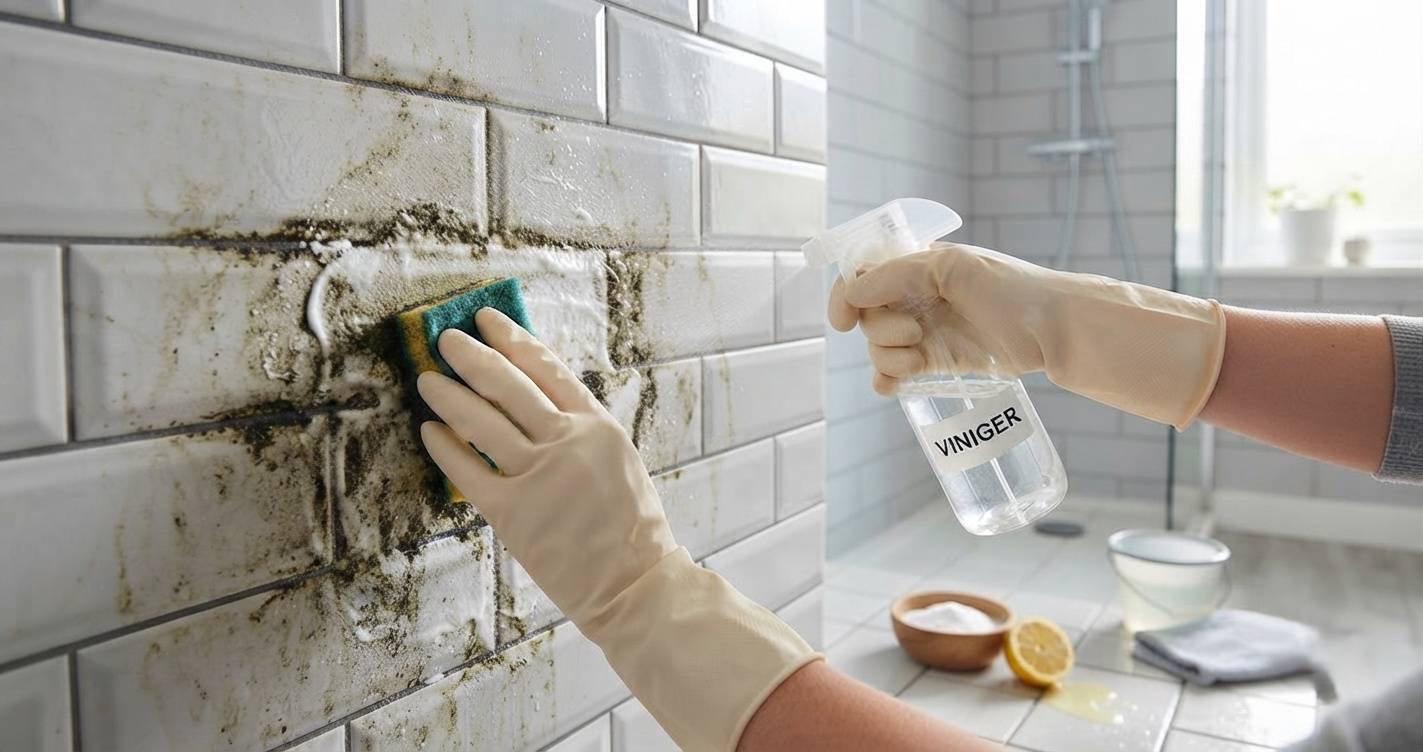 Sparkling Tiles with Natural Cleaners