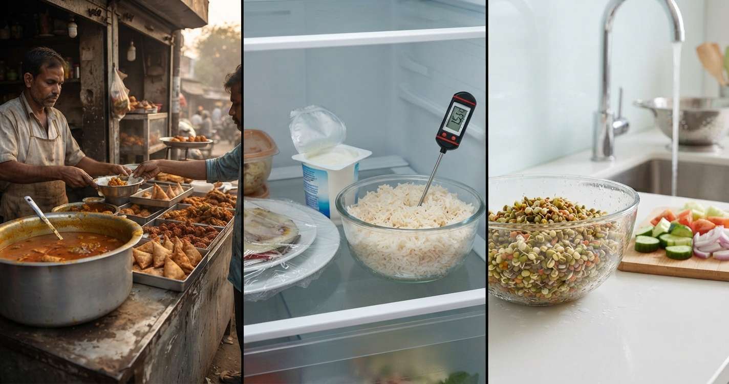 Street Food and Cooked Rice Risks