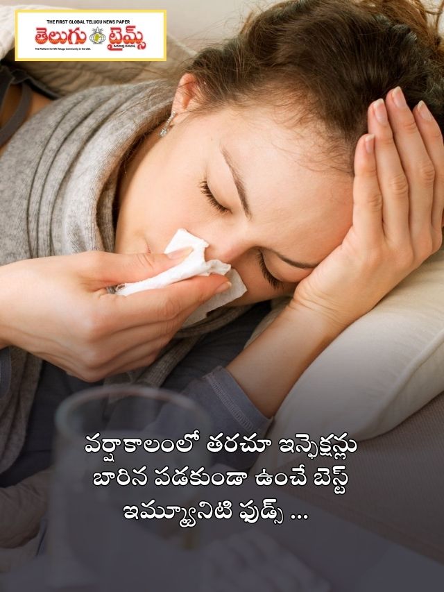 వర్షాకాలంలో తరచూ ఇన్ఫెక్షన్లు బారిన పడకుండా ఉంచే బెస్ట్ ఇమ్మ్యూనిటి ఫుడ్స్ …