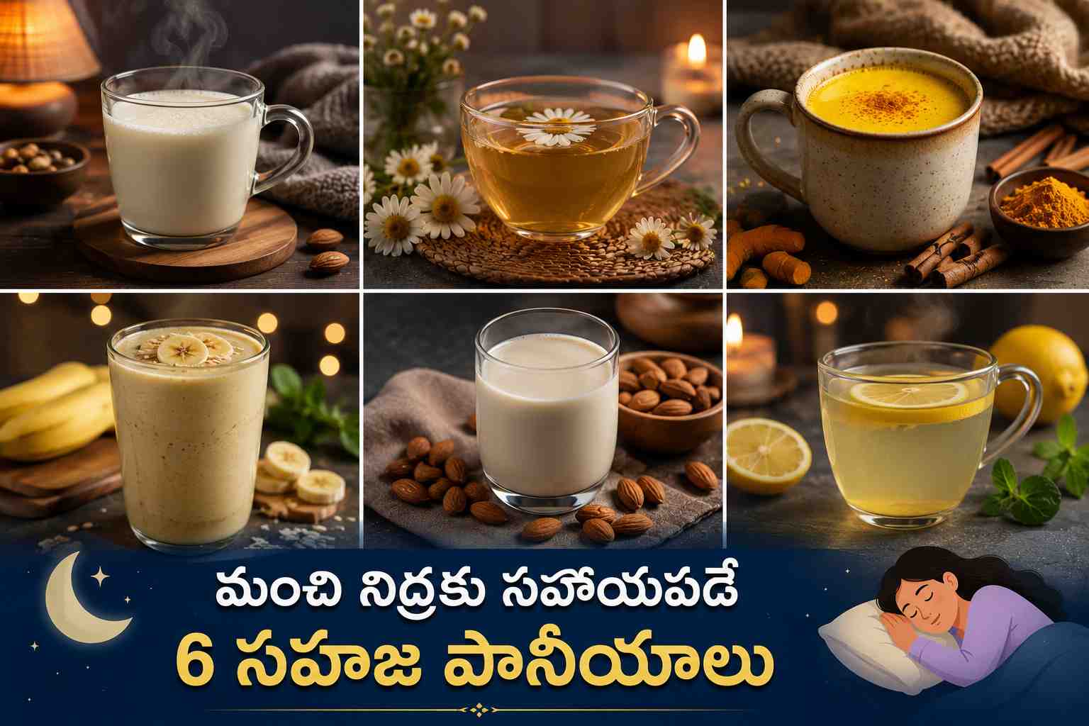 రాత్రి సరిగ్గా నిద్ర పట్టకపోతే.. ఈ హెల్దీ డ్రింక్స్ను ప్రయత్నించండి.. If You Are Not Getting Proper Sleep At Night Try These Healthy Drinks