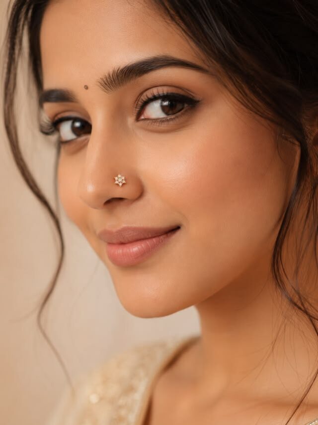 పొడవాటి ముక్కుకి అదిరిపోయే మ్యాగ్నెటిక్ నోస్ పిన్ కలెక్షన్స్…