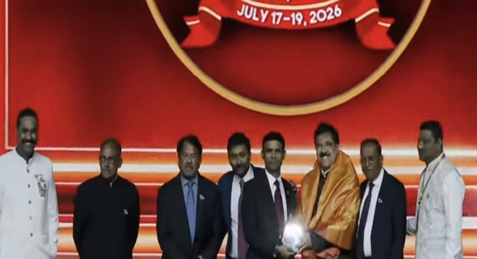 టిటిఎ వేడుకల్లో తెలుగు టైమ్స్ ఎడిటర్ సుబ్బారావుకు అవార్డు Telugu Times Edior Chennuri Venkata Subba Row Received Tta Excellence Award