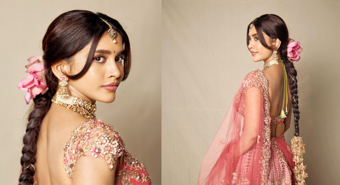Nabha Natesh Shines Royal Look