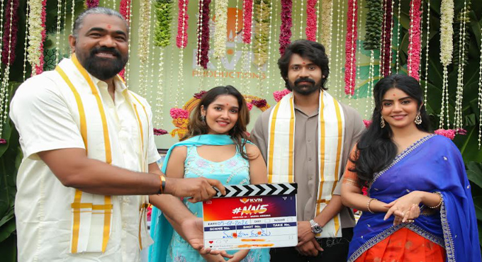 నార్నే నితిన్ #NN5.. కొత్త ప్రయాణానికి శ్రీకారం Narne Nithiin Radha Krishna Reddy Venkat K Narayana Kvn Productions Nn5 Launched Grandly With Traditional Puja Ceremony