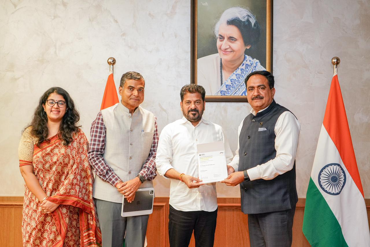 Godrej Industries Group Ceo Met Cm Revanth Reddy