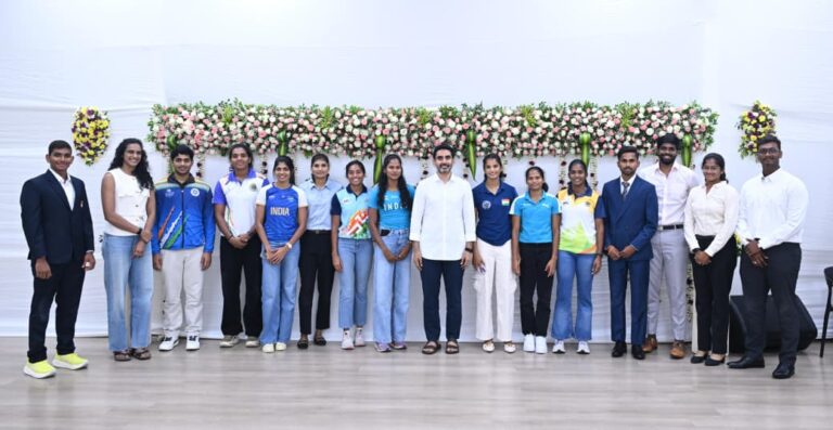 రాష్ట్రంలో వరల్డ్ క్లాస్ స్పోర్ట్ సెంటర్ ఆఫ్ ఎక్సలెన్స్ :మంత్రి  లోకేష్