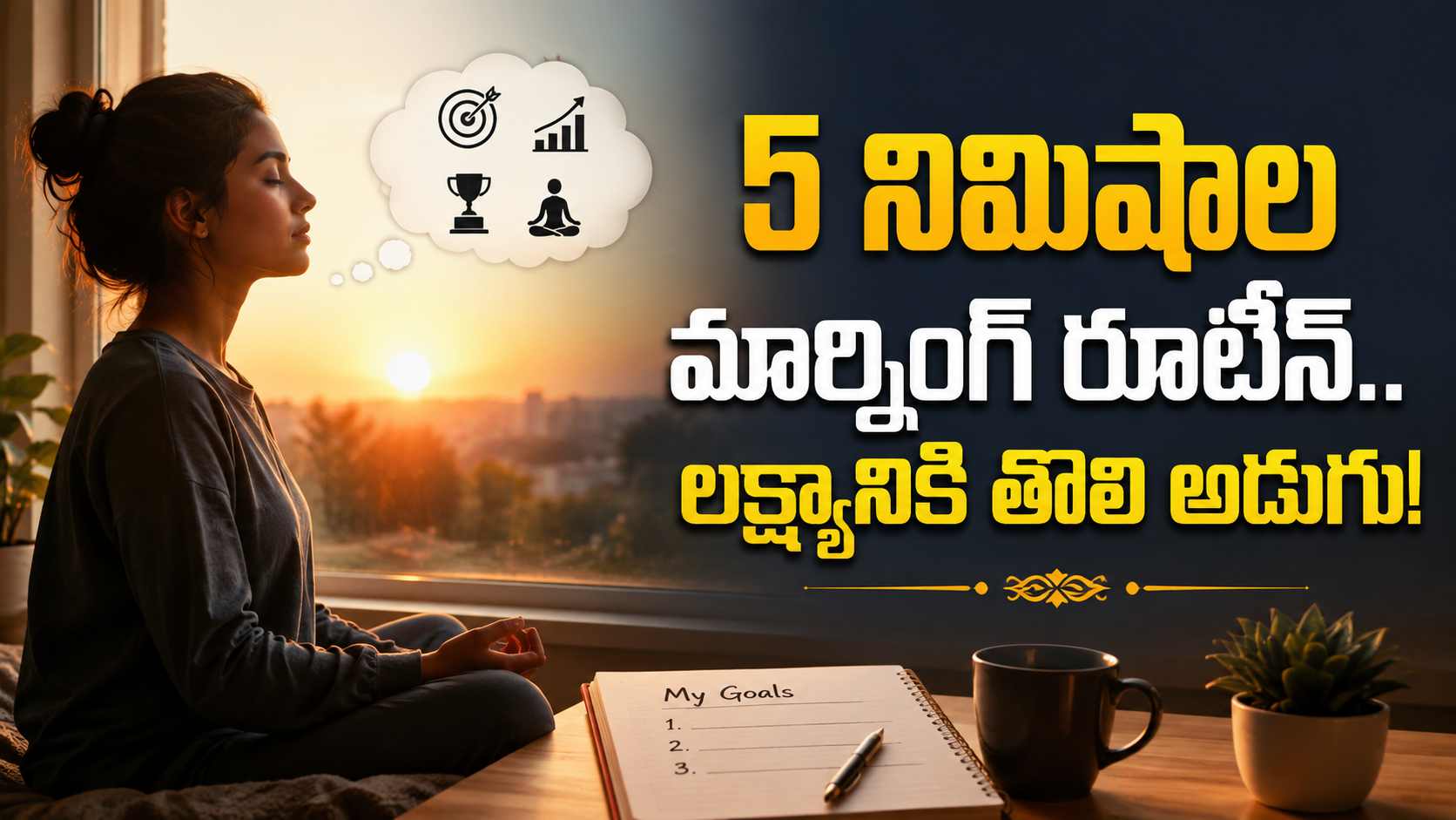 ఉదయం 5 నిమిషాలు ఇలా చేయండి.. మీ లక్ష్యానికి చేరువవ్వండి! Do This For 5 Minutes In The Morning Get Closer To Your Goal