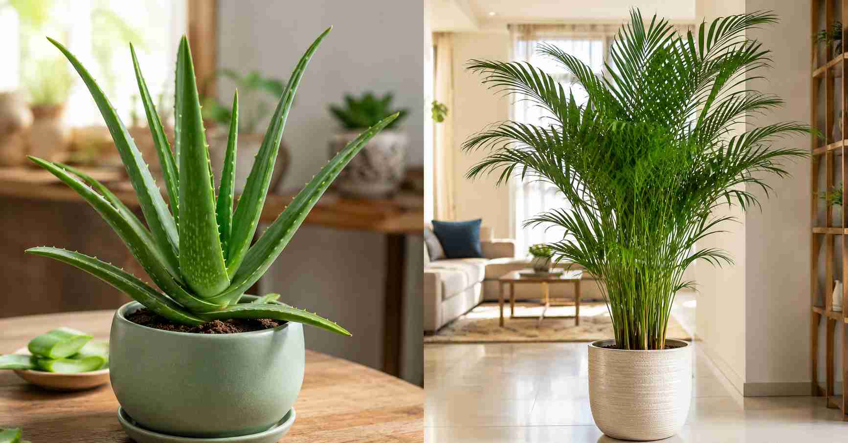 Aloe Vera – Areca Palm