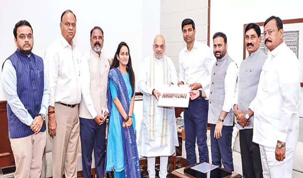 కేంద్ర హోం శాఖ మంత్రి అమిత్షా ను కలిసిన టీడీపీ ఎంపీలు Tdp Mps Met Union Home Minister Amit Shah