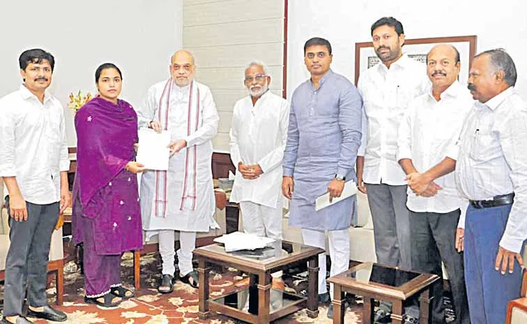 కేంద్ర హోంమంత్రి అమిత్‌షా ను కలిసిన వైసీపీ ఎంపీలు