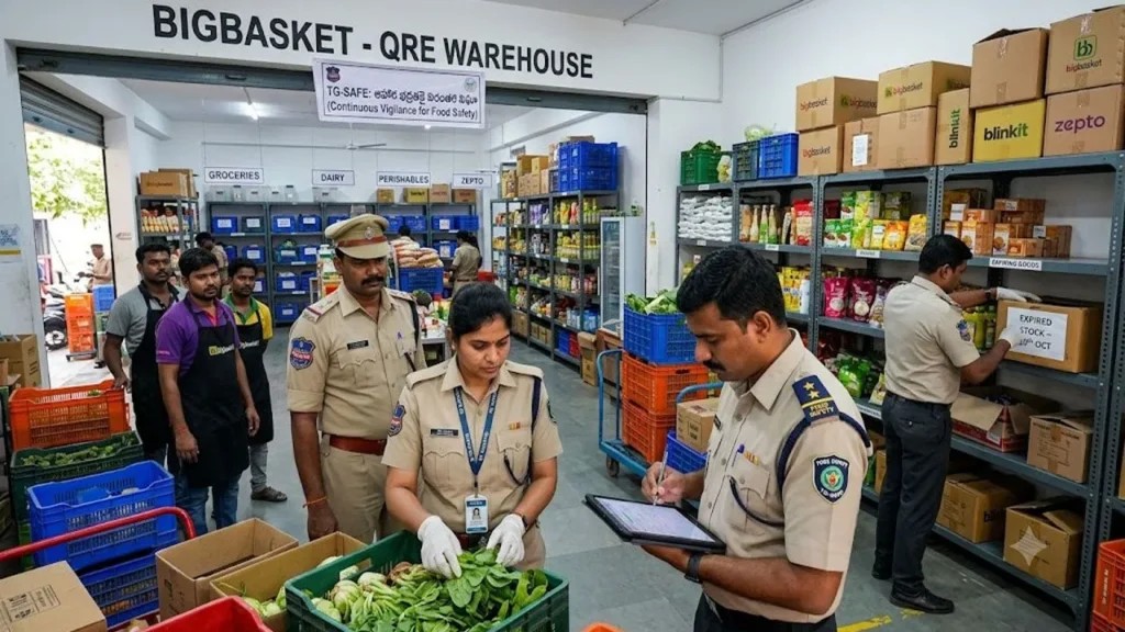 బ్లింకిట్, జెప్టోలో గడువు ముగిసిన ఆహార పదార్థాలు.. నోటీసులు Expired Food Items Found At Blinkit And Zepto Notices Issued